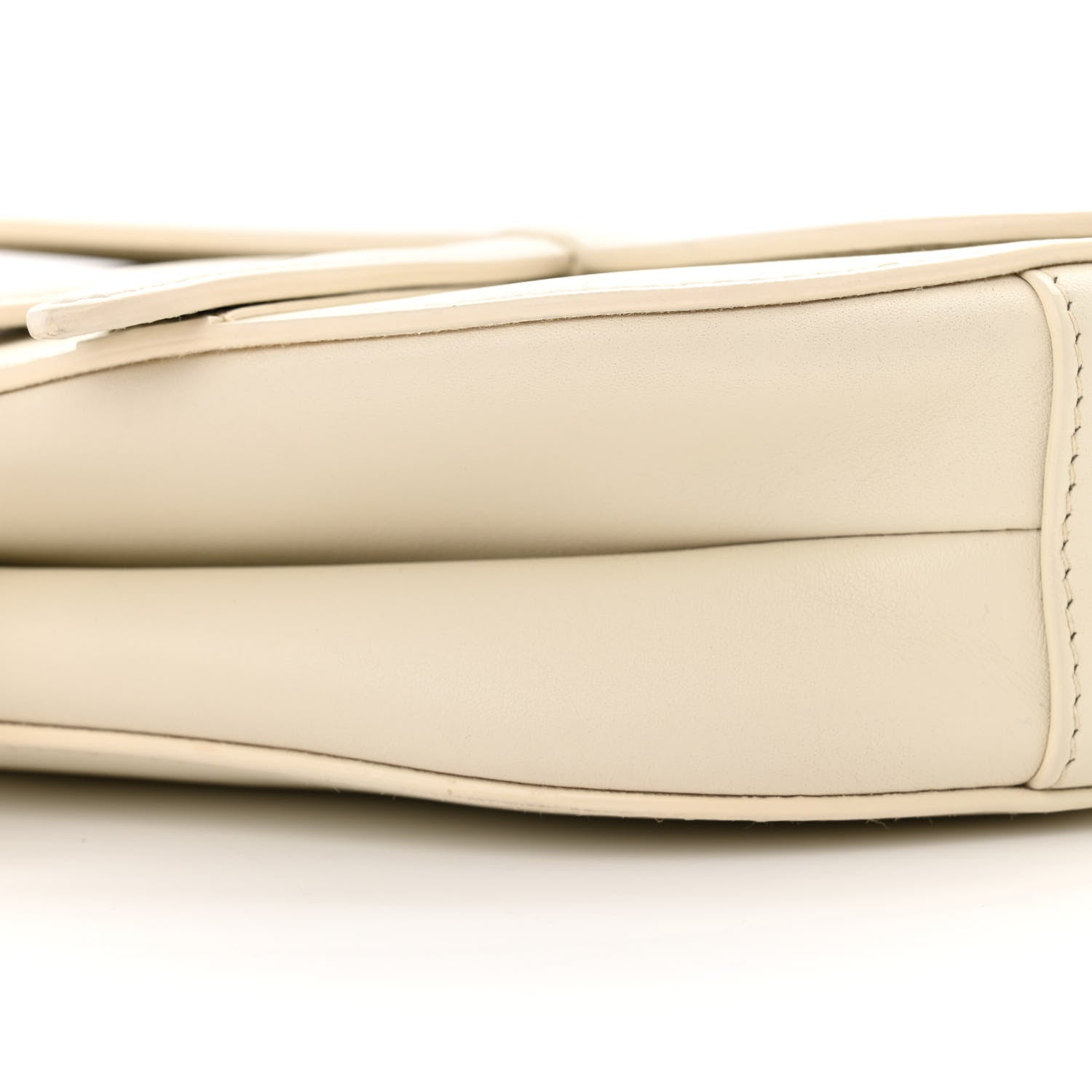 Christian Dior Ultra Matte Calfskin Saddle Bag Off White 10 of 11