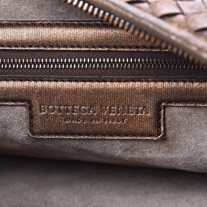 Bottega Veneta Metallic Nappa Intrecciato Medium Veneta Hobo Copper 6 of 12