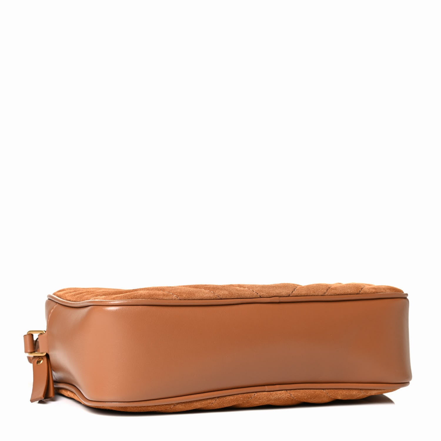 Saint Laurent Suede Matelasse Monogram Lou Camera Bag Cinnamon 3 of 5