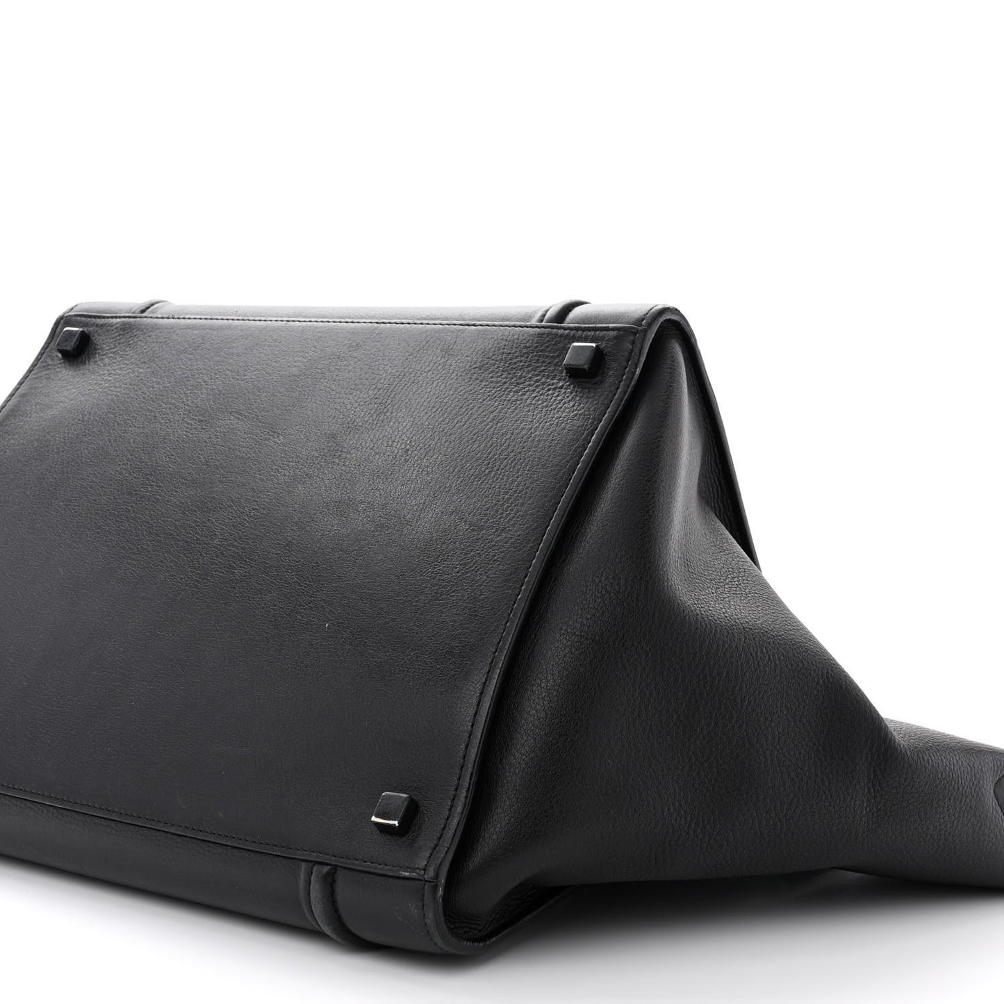 Supple Calfskin Medium Phantom Luggage Black
