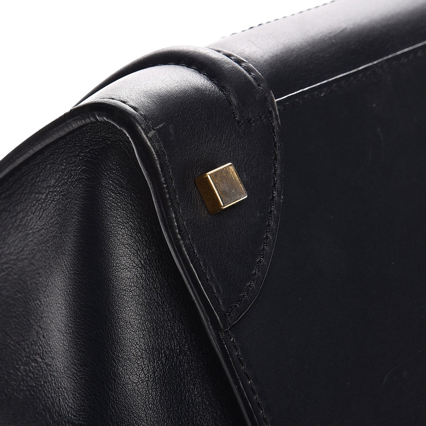 Smooth Calfskin Mini Luggage Navy Blue