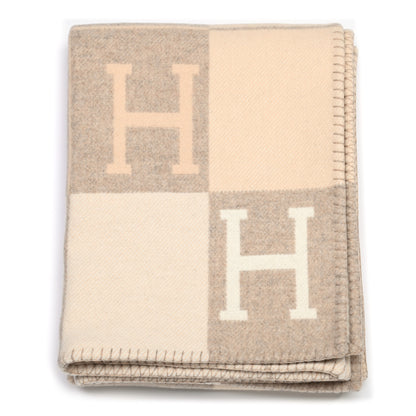 Hermes Wool Cashmere Avalon III Blanket Coco Camomille 1 of 3