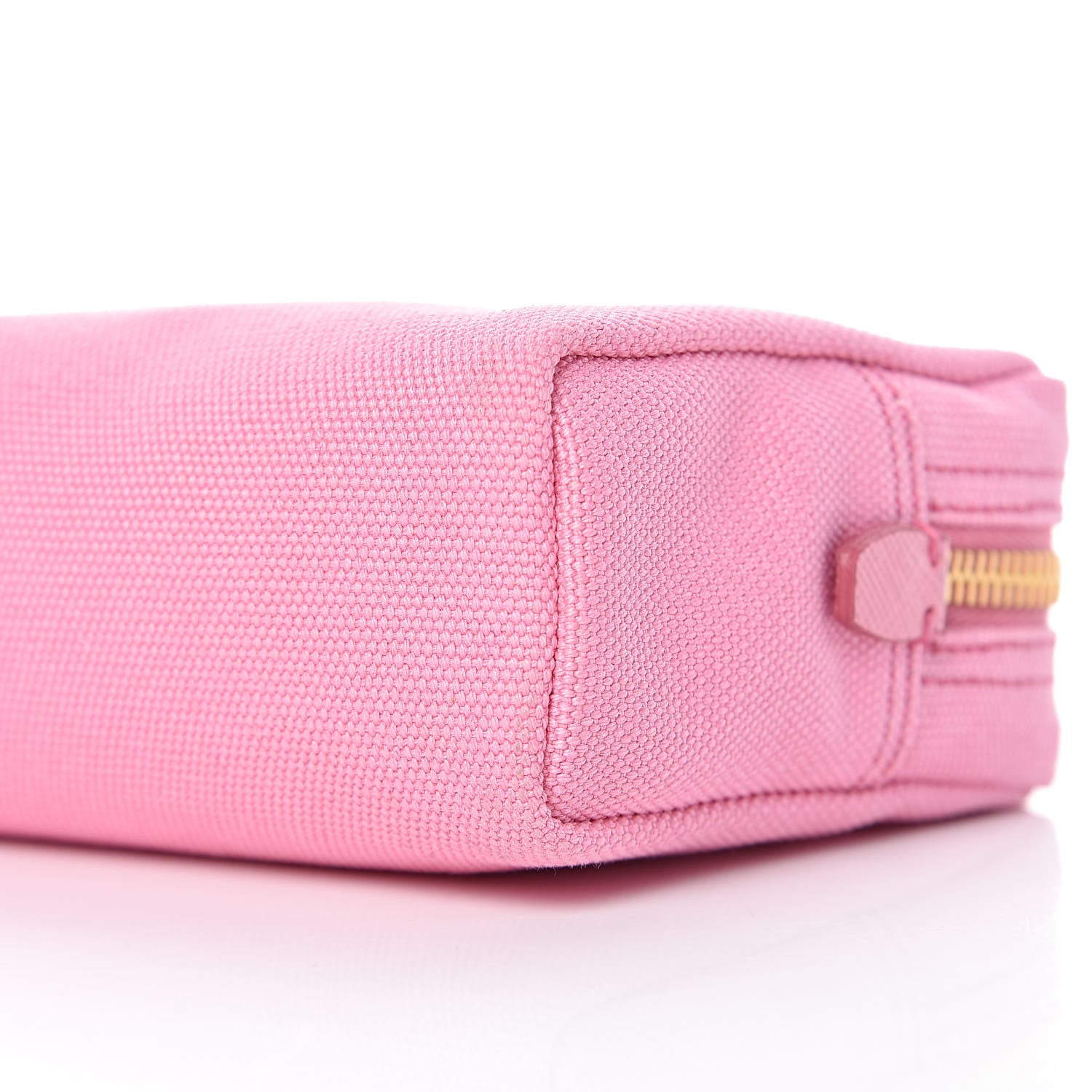 Prada Canvas Canapa Logo Pouch Geranio 9 of 10