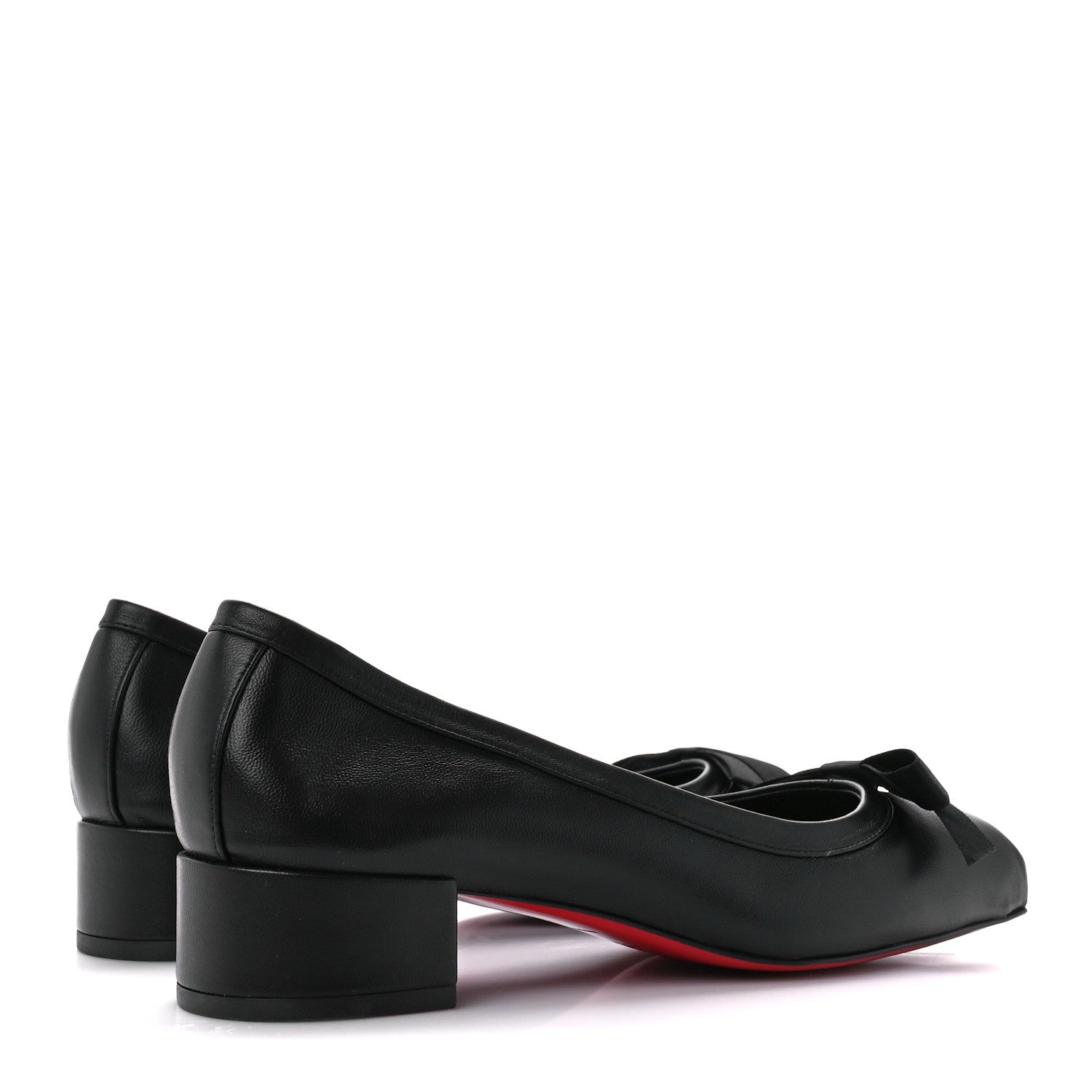 Christian Louboutin Nappa Mamaflirt 30mm Bow Pumps 39 Black 4 of 8