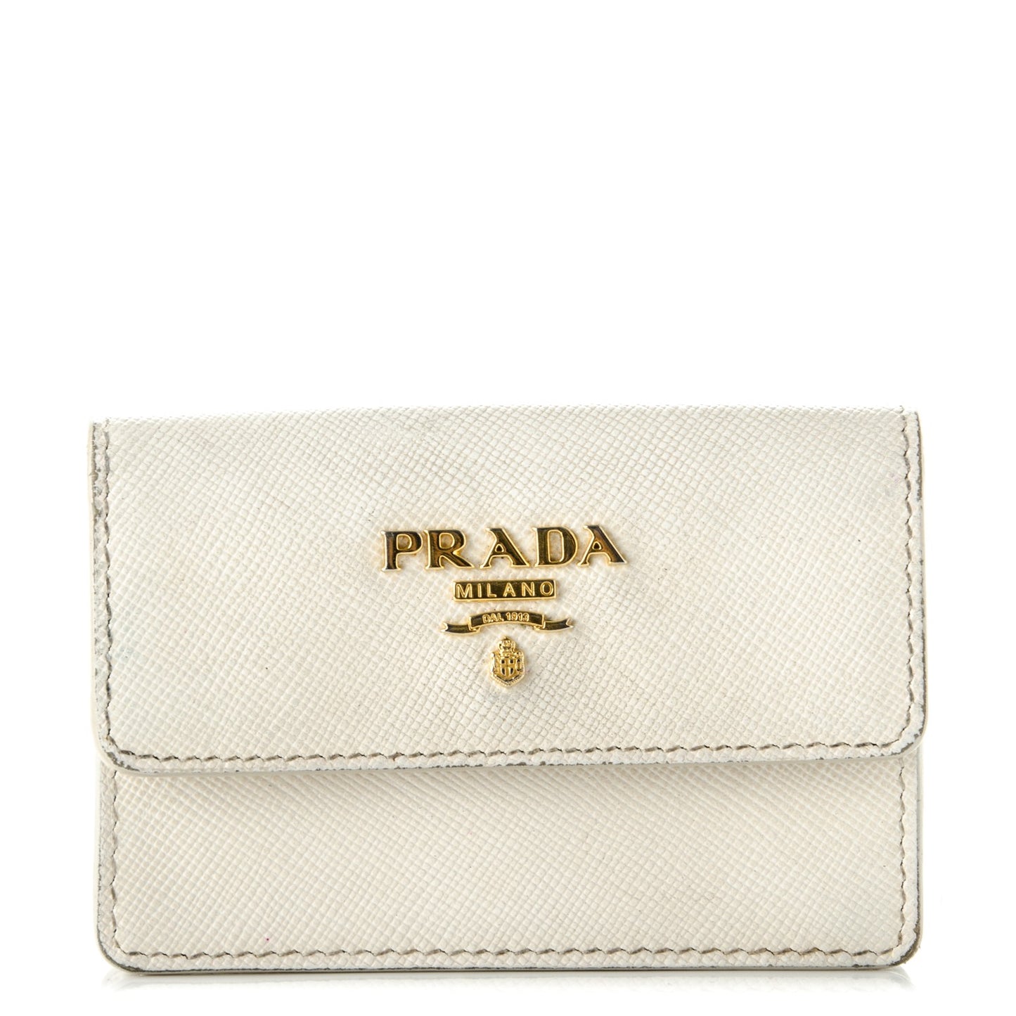 Saffiano Metal Flap Card Holder Talco