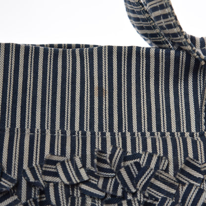 Chanel Canvas Sequin Stripe CC Tote Blue 12 of 22