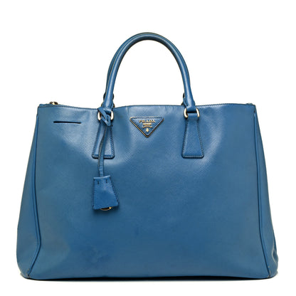 Prada Saffiano Medium Galleria Double Zip Tote Cobalto 1 of 25