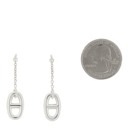 Hermes Sterling Silver Farandole Drop Earrings 2 of 4