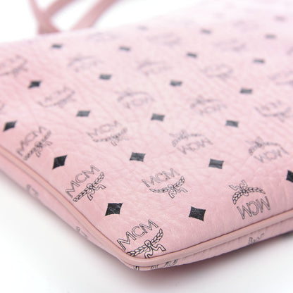 MCM Visetos Medium Crossbody Pouch Soft Pink 7 of 8