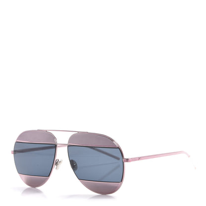 Christian Dior Split 1 Aviator Sunglasses Pink Blue 1 of 8