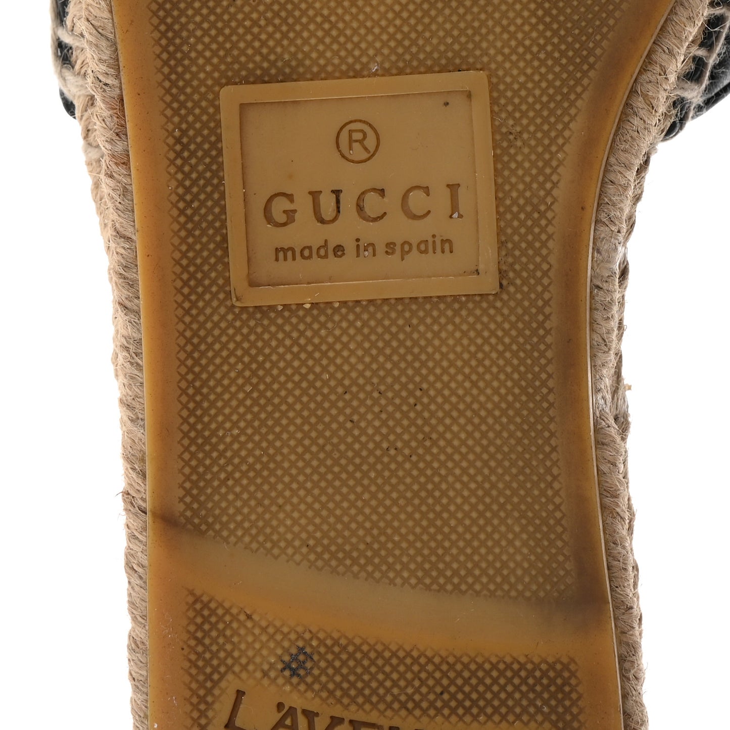 Nappa Matelasse GG Marmont Espadrille Slide Sandals 38 Black