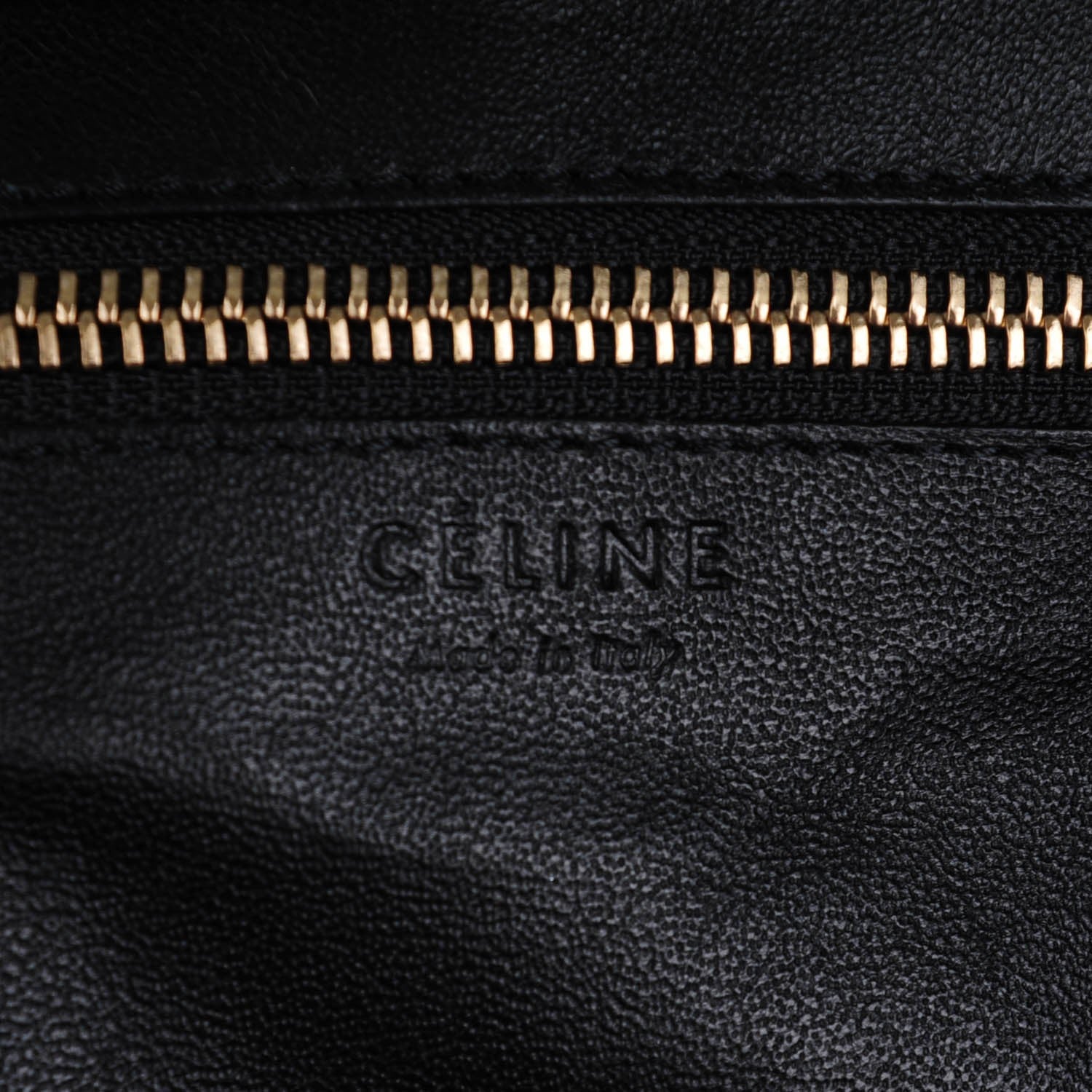 Celine Canvas Smooth Calfskin Leopard Print Shoulder Luggage Black 6 of 7