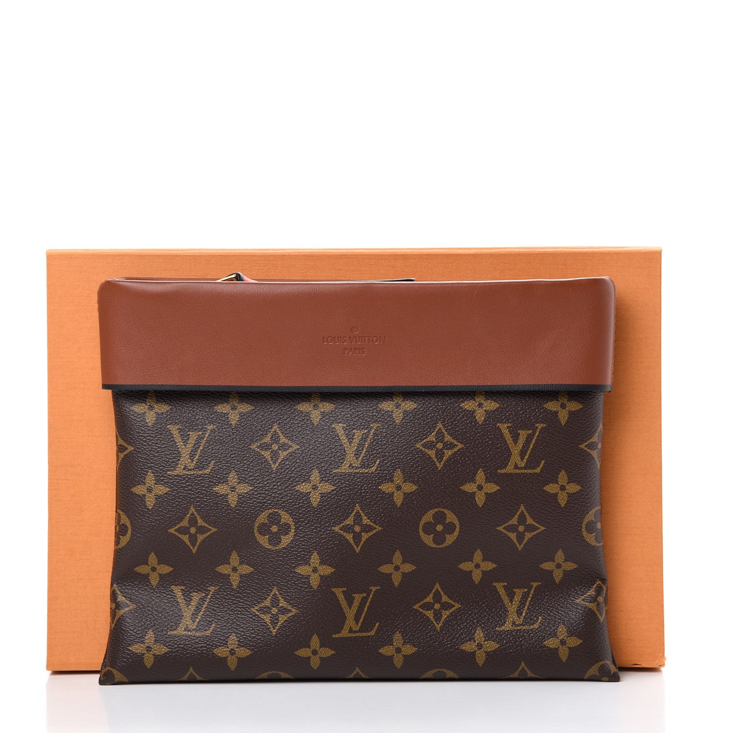 Louis Vuitton Monogram Tuileries Pochette Caramel 7 of 7