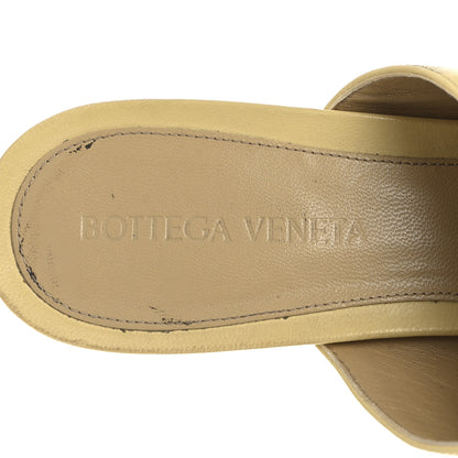 Bottega Veneta Lambskin Stretch Mule Sandals 37 Moon Beam 8 of 12