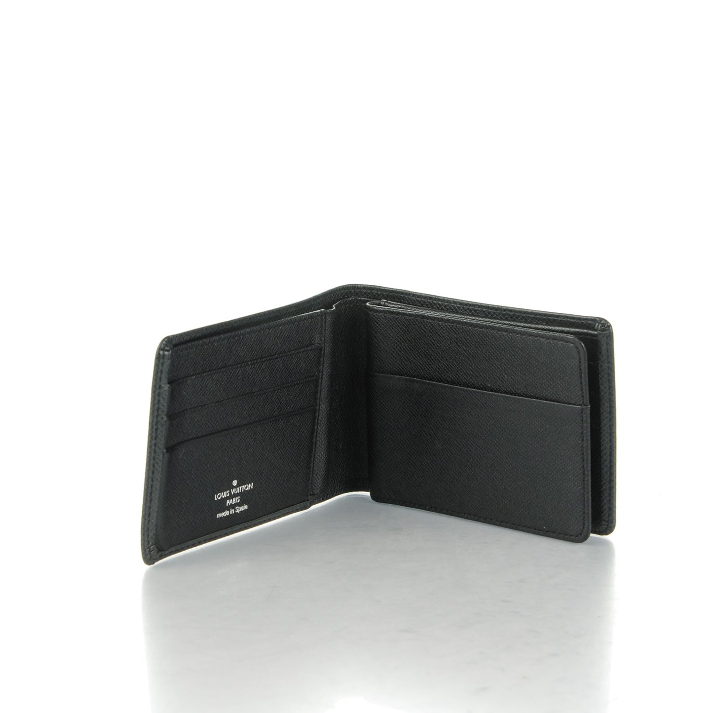 Taiga Mens Billfold Wallet 3 Flaps Ardoise