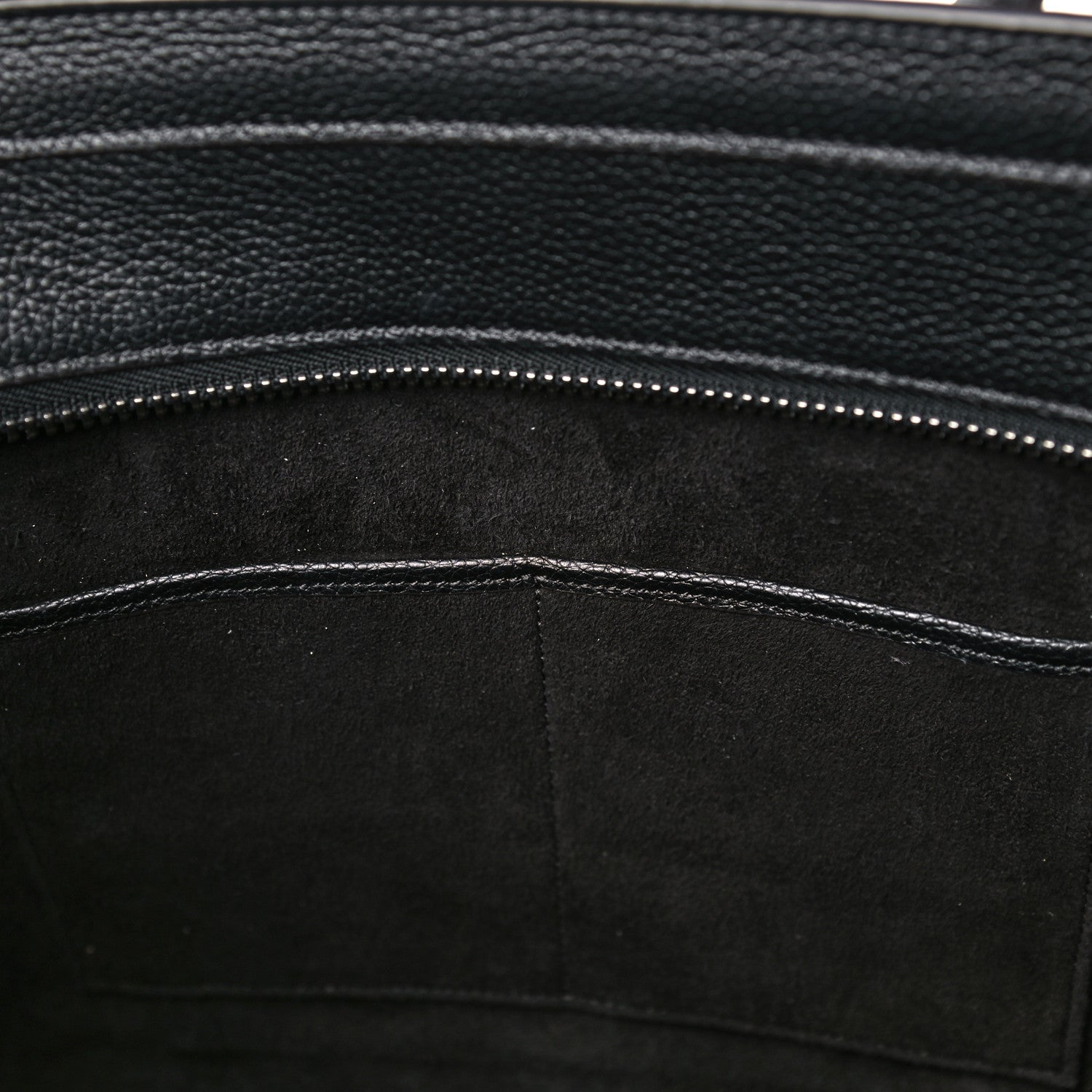 Celine Drummed Calfskin Micro Luggage Black 12 of 12