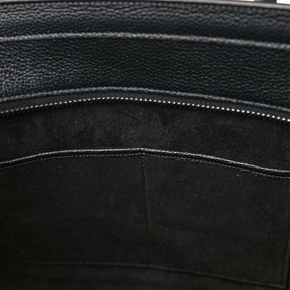 Celine Drummed Calfskin Micro Luggage Black 12 of 12