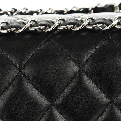 Chanel Lambskin Quilted Large Geometric Flap Black 9 of 10