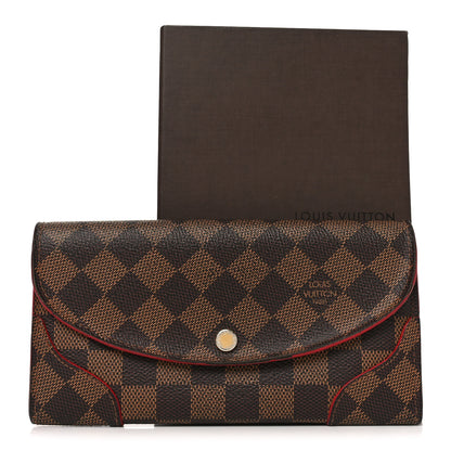 Louis Vuitton Damier Ebene Caissa Wallet Cherry 7 of 7