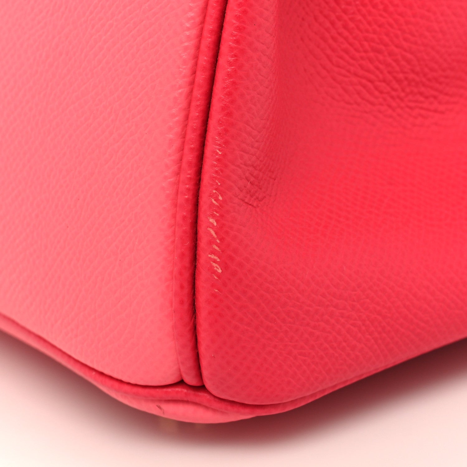 Hermes Epsom Horseshoe Bi-Color Birkin 30 Rose Azalee Rose Extreme 13 of 14