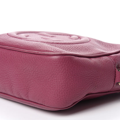 Gucci Pebbled Calfskin Small Soho Disco Bag Peonia Flower 7 of 16