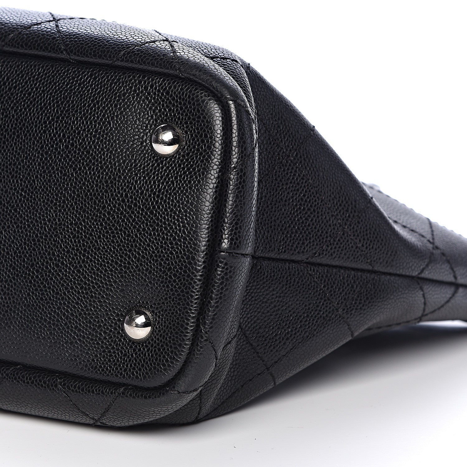 Chanel Grained Calfskin Shopping Fever Tote Black 10 of 11