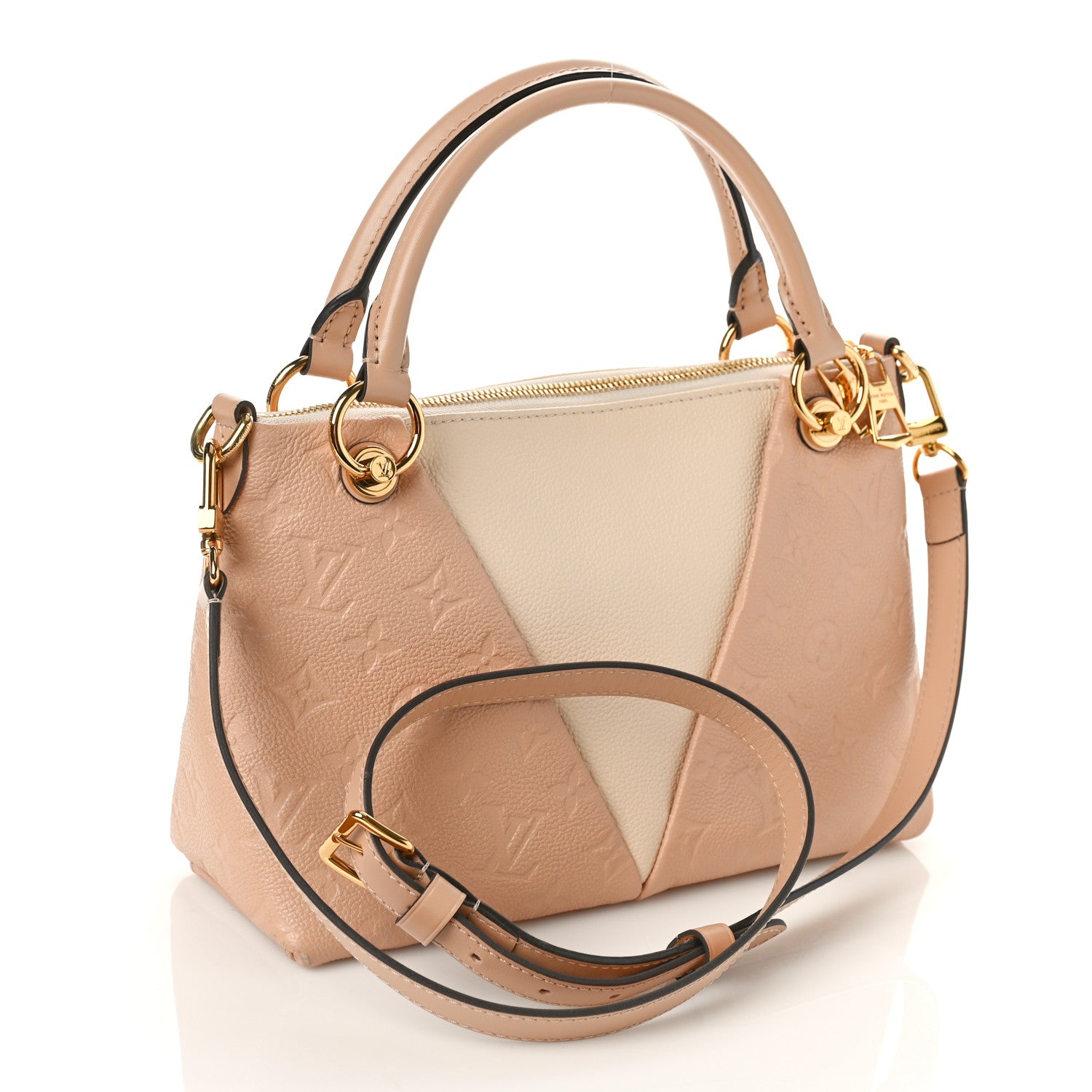 Louis Vuitton Empreinte V Tote BB Beige Rose Creme 3 of 8