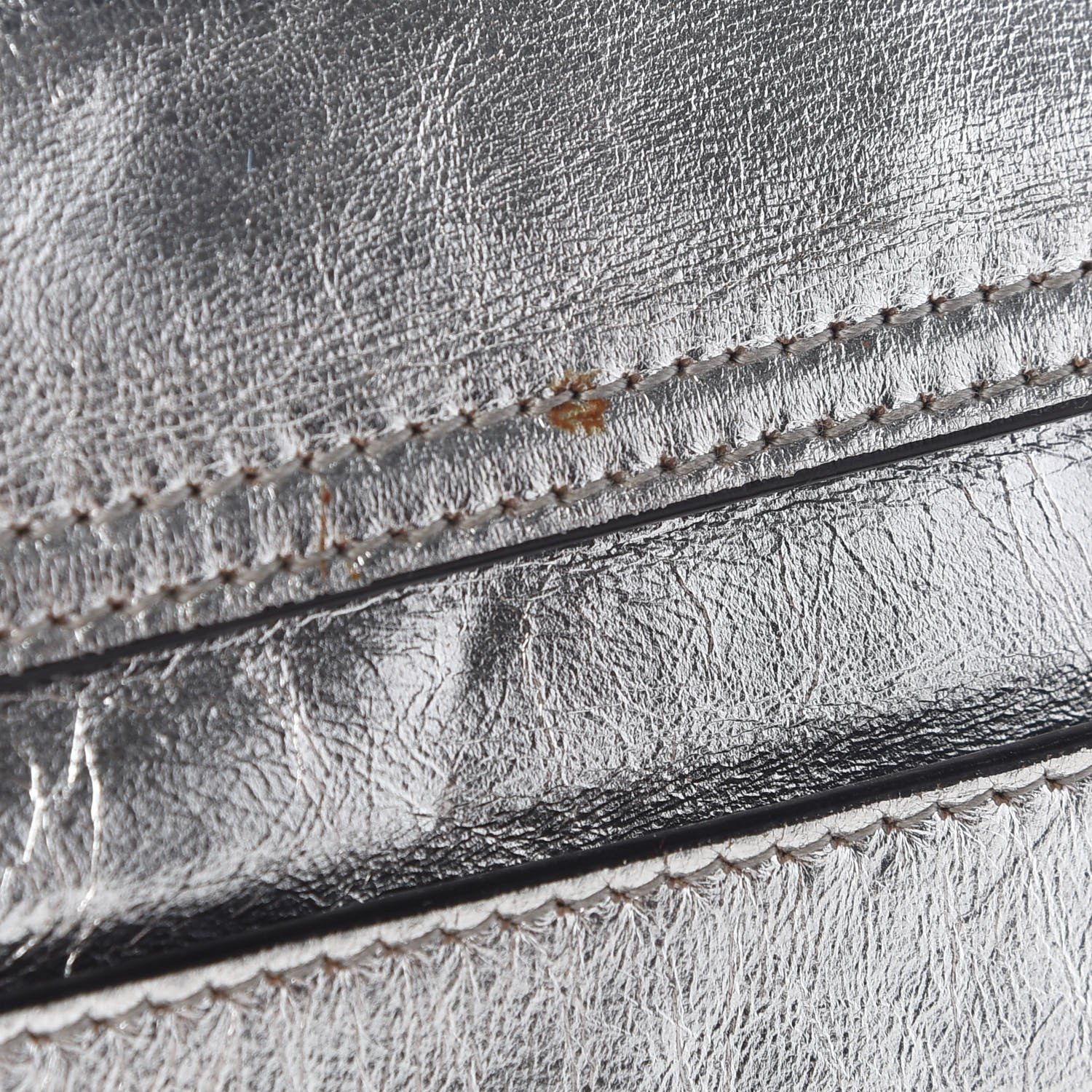 Proenza Schouler Metallic Lambskin PS1 Tiny Satchel Silver 9 of 9