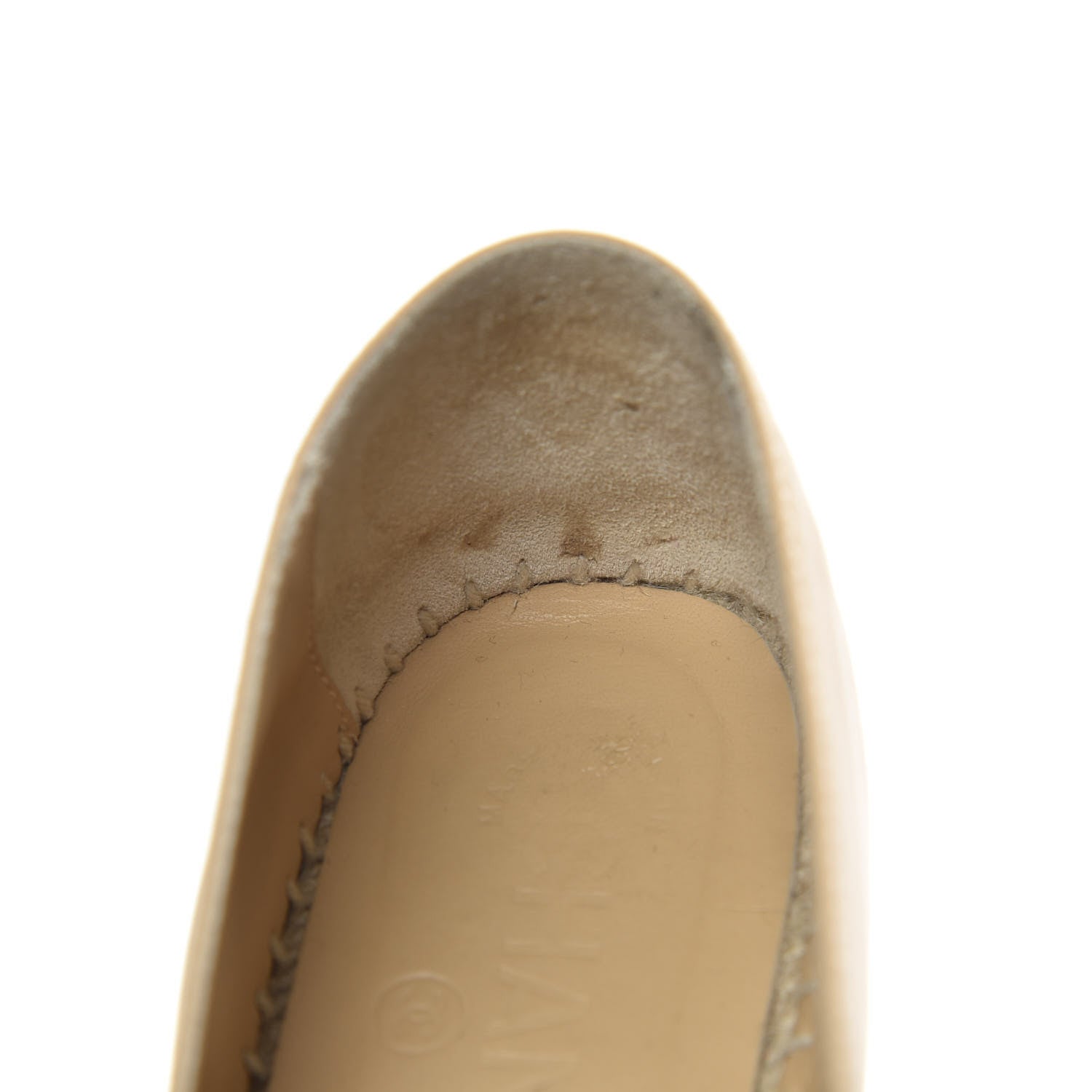 Chanel Lambskin CC Espadrilles 36 Beige Black 10 of 11
