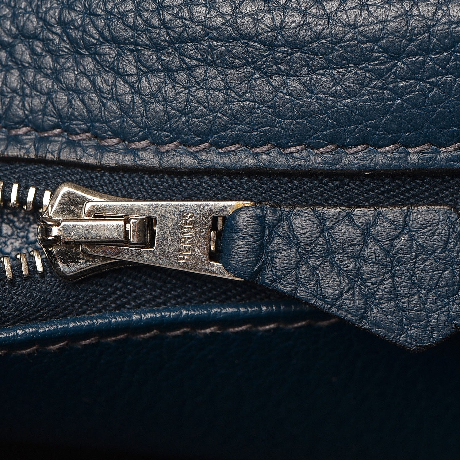 Hermes Taurillon Clemence Kelly Retourne 32 Bleu De Prusse 12 of 32