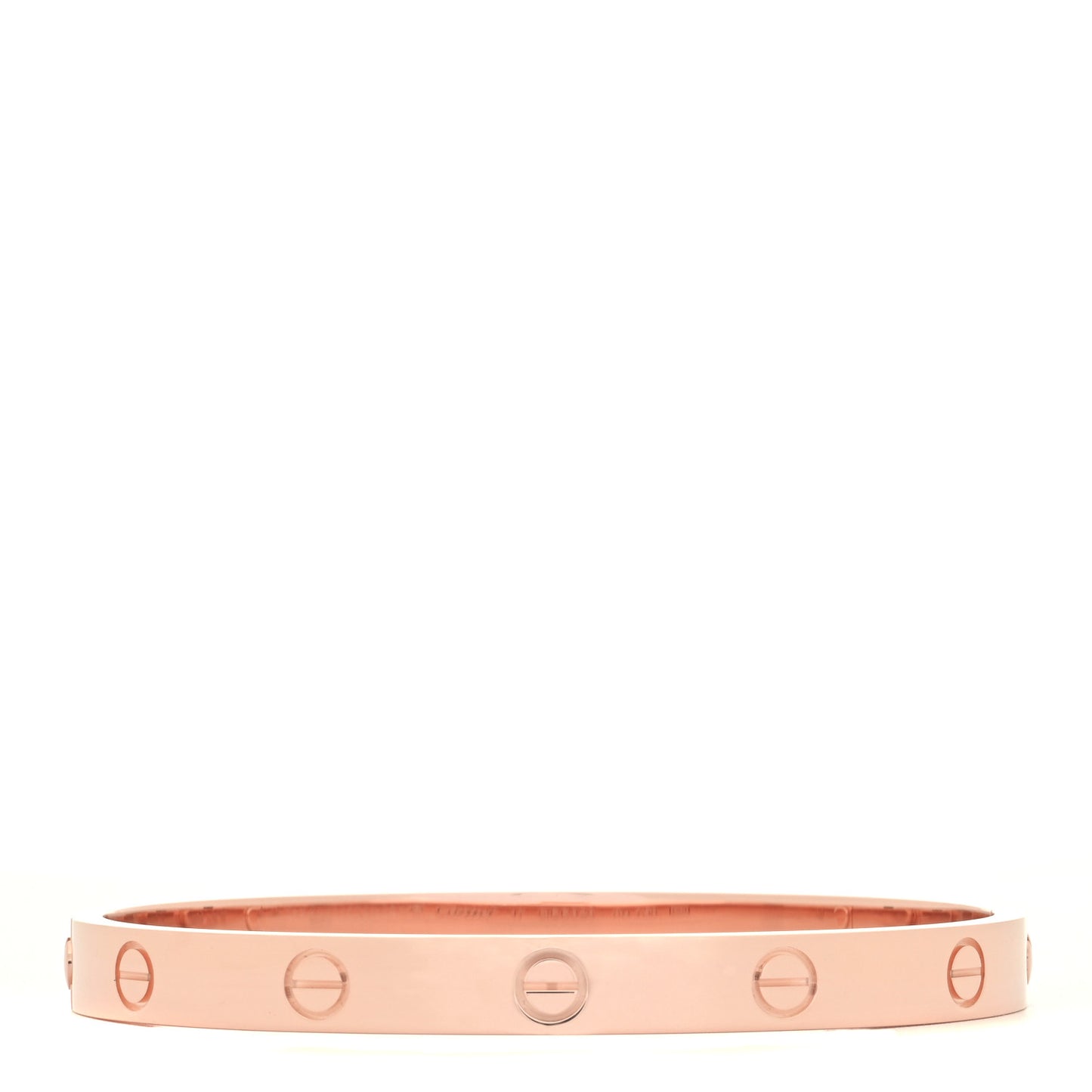 18K Pink Gold LOVE Bracelet 17