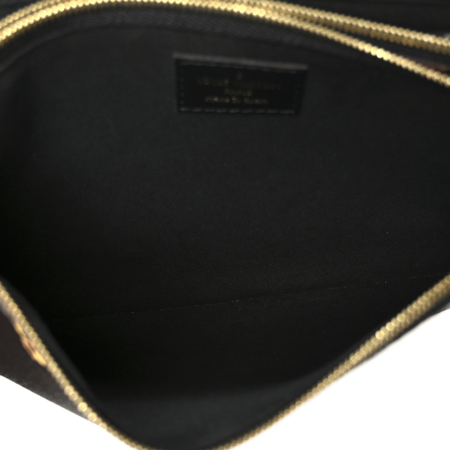 Louis Vuitton Monogram Giant Jungle Pochette Double Zip Black 5 of 13
