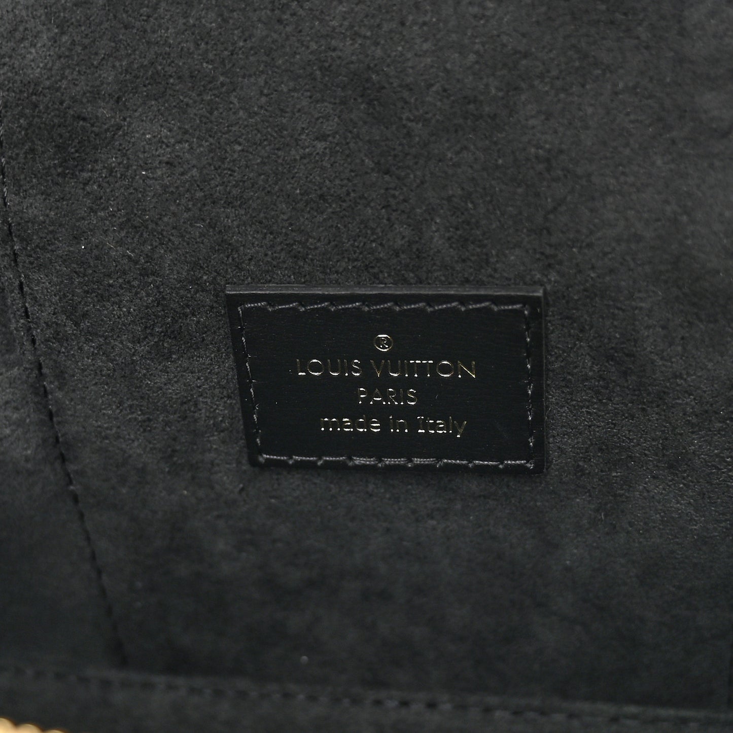 Reverse Monogram Vanity Chain Pouch