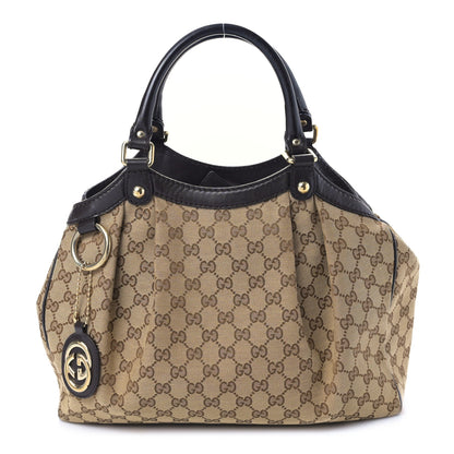 Gucci Monogram Medium Sukey Tote Dark Brown 1 of 9