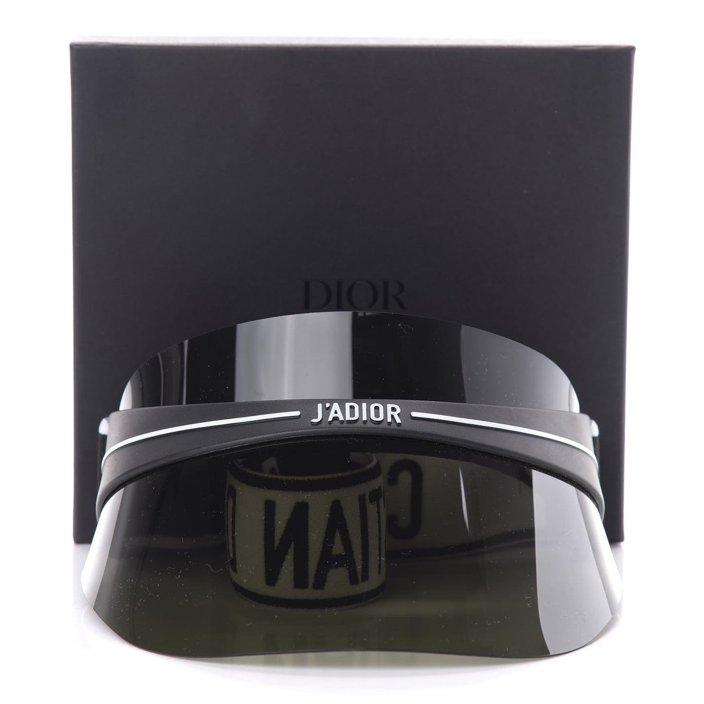 Mirrored DiorClub1 Sun Visor Black