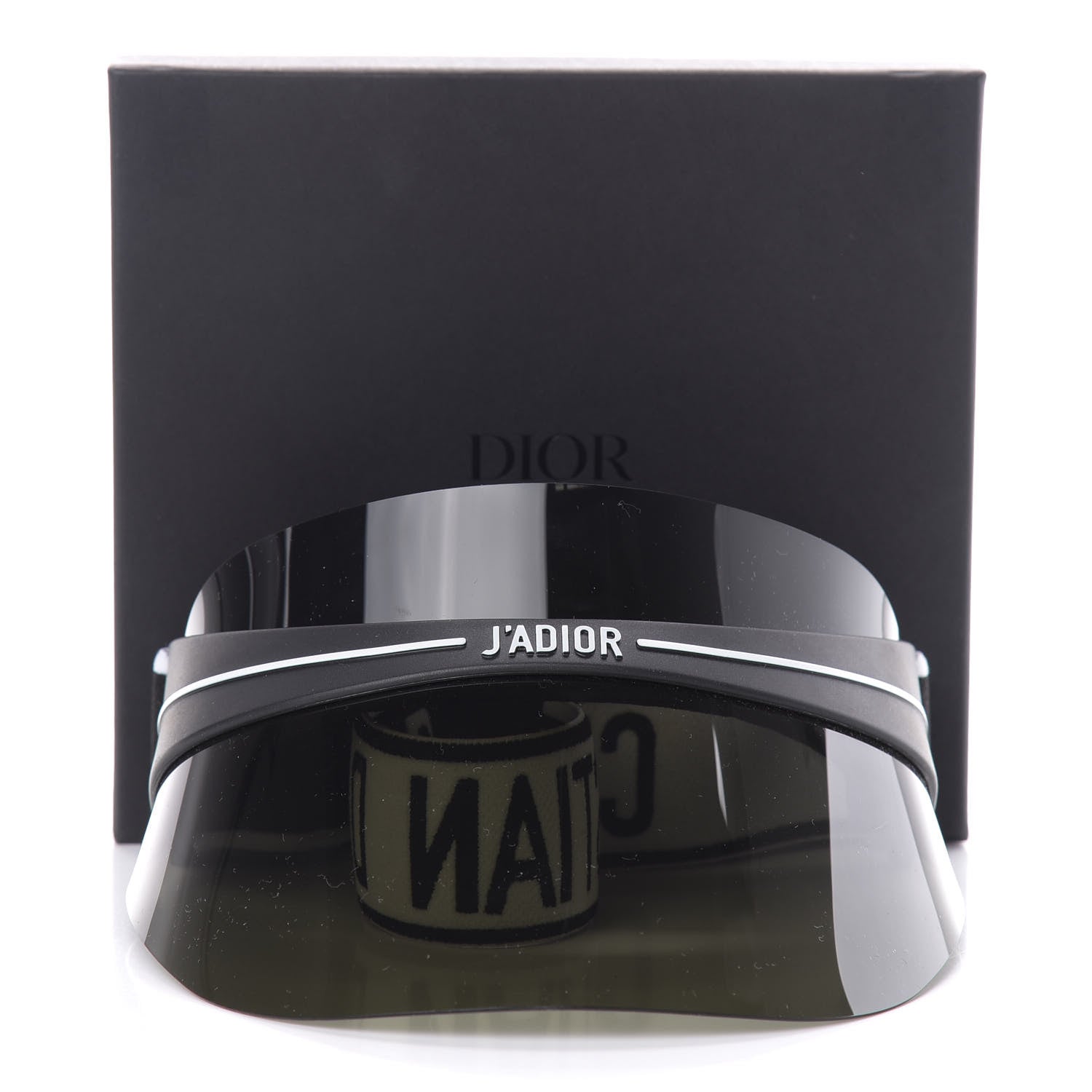 Christian Dior Mirrored DiorClub1 Sun Visor Black 8 of 8