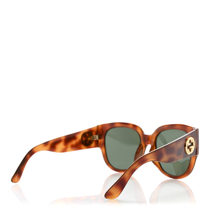 Gucci Acetate Square Frame Sunglasses GG0142SA Tortoise 4 of 8