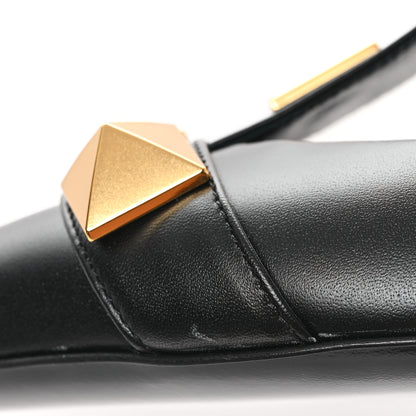 Valentino Garavani Calfskin Roman Stud Ankle Strap 40mm Pumps 36.5 Black 11 of 11