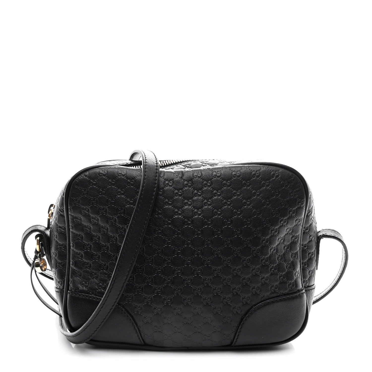 Gucci Microguccissima Mini Bree Messenger Bag Black 1 of 11