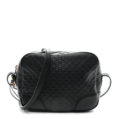 Gucci Microguccissima Mini Bree Messenger Bag Black 1 of 11