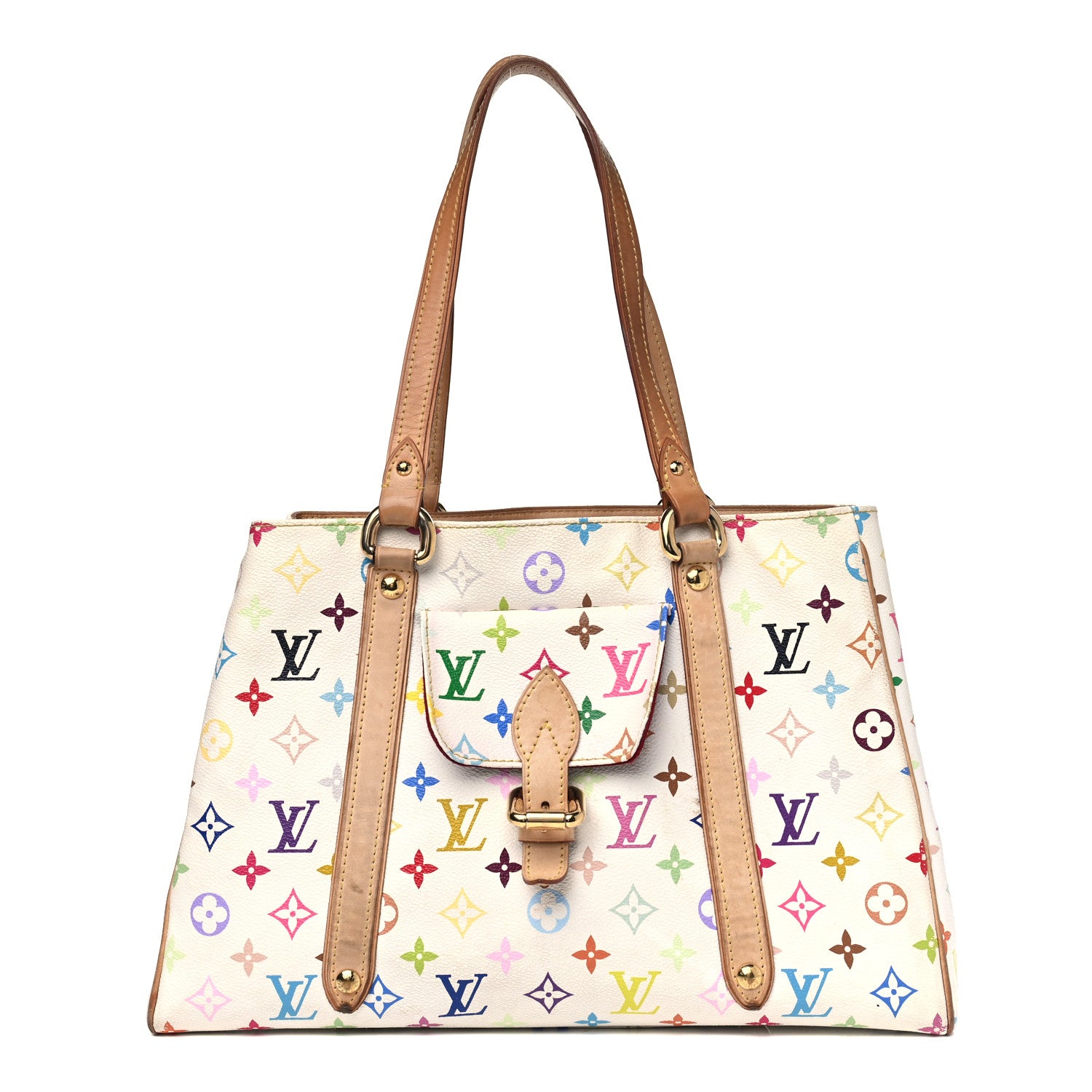 Louis Vuitton Monogram Multicolor Aurelia MM White 1 of 19
