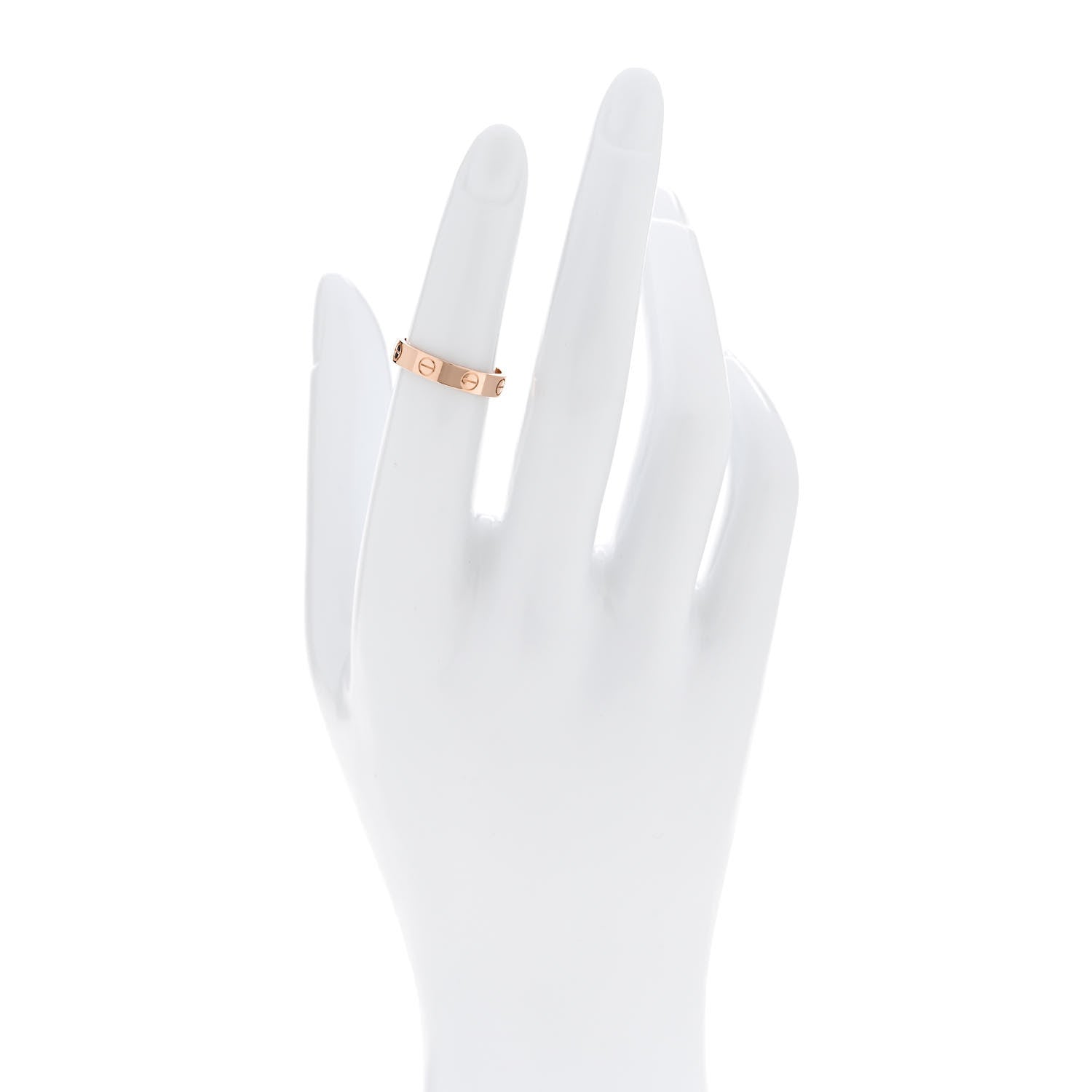 Cartier 18K Pink Gold 3.5mm LOVE Wedding Band Ring 50 5.25 2 of 5