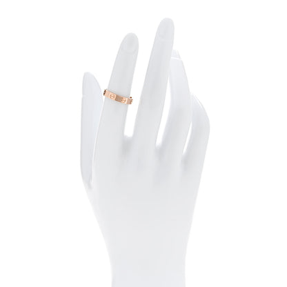 Cartier 18K Pink Gold 3.5mm LOVE Wedding Band Ring 50 5.25 2 of 5