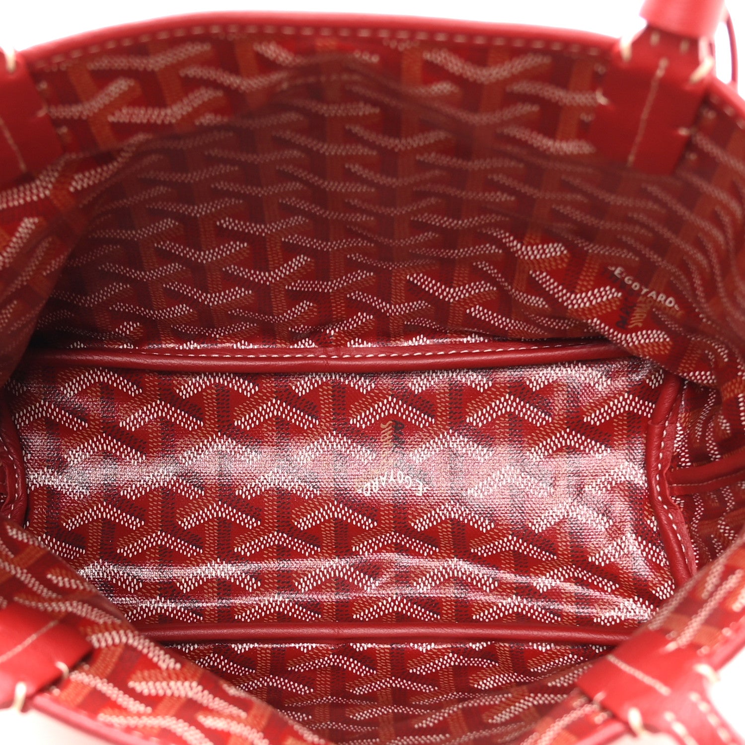 Goyard Goyardine Reversible Mini Anjou Red 10 of 19