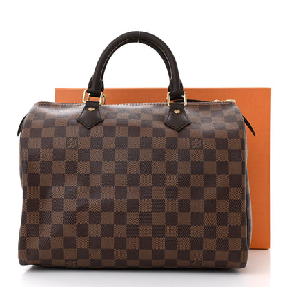 Louis Vuitton Damier Ebene Speedy 30 11 of 11