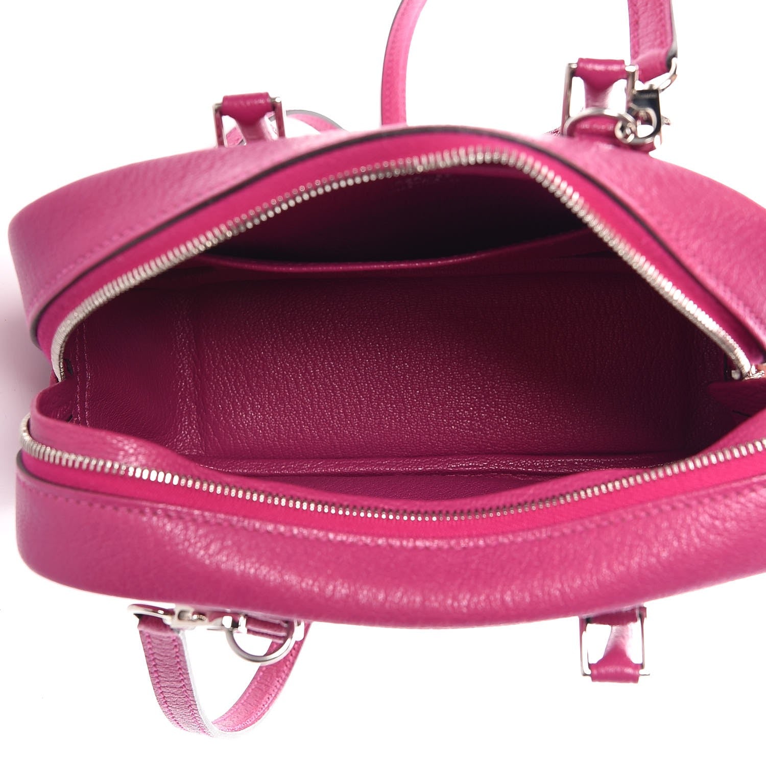Hermes Chevre Mysore Plume II Mini Rose Pourpre 5 of 8