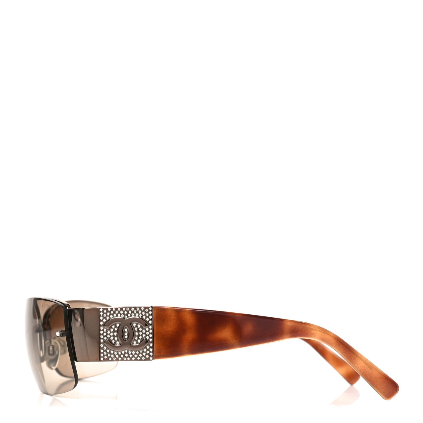 Crystal CC Sunglasses 4117-B Tortoise