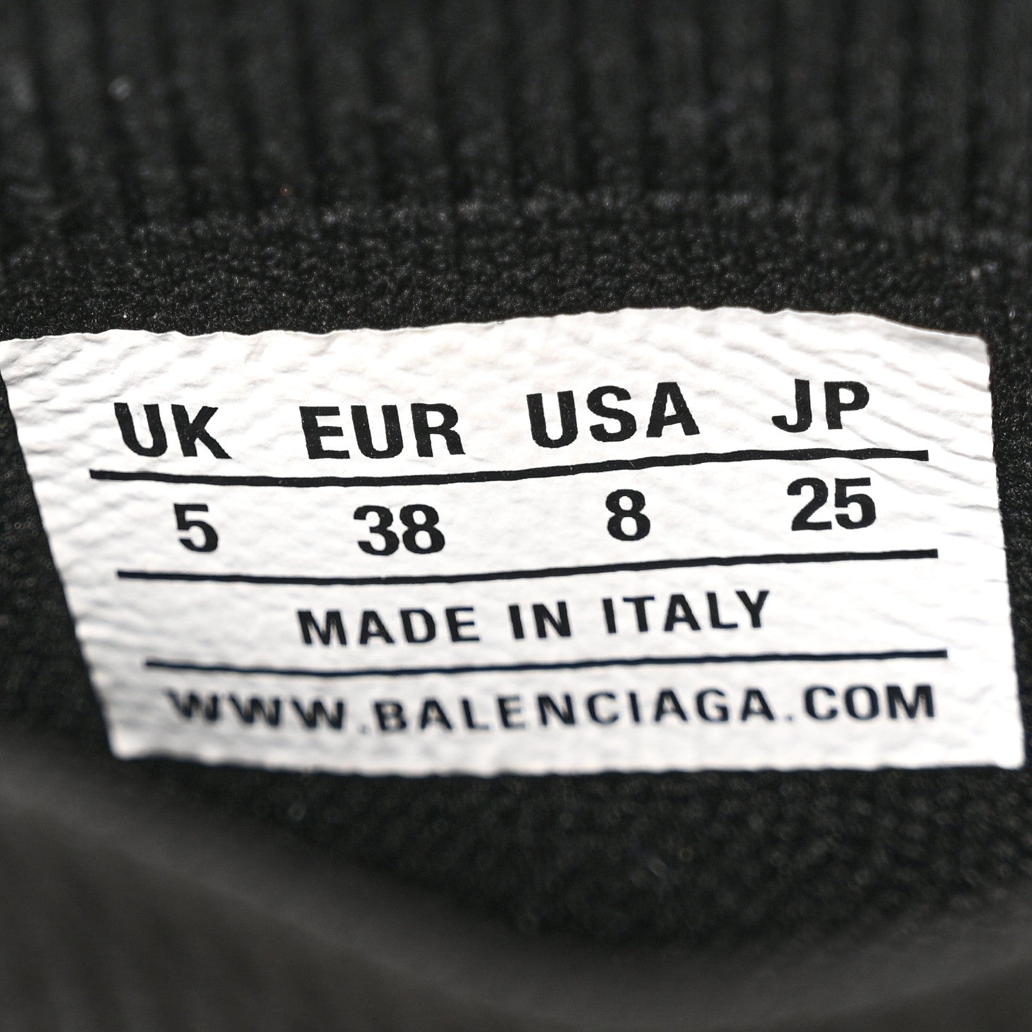 Balenciaga Neoprene Knit Womens Speed Sneakers 38 Black White 7 of 10