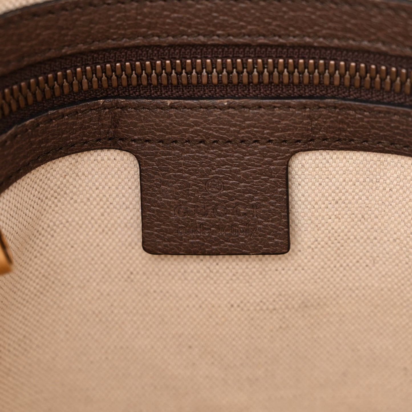 GG Supreme Monogram Web Small Ophidia Messenger Bag Brown