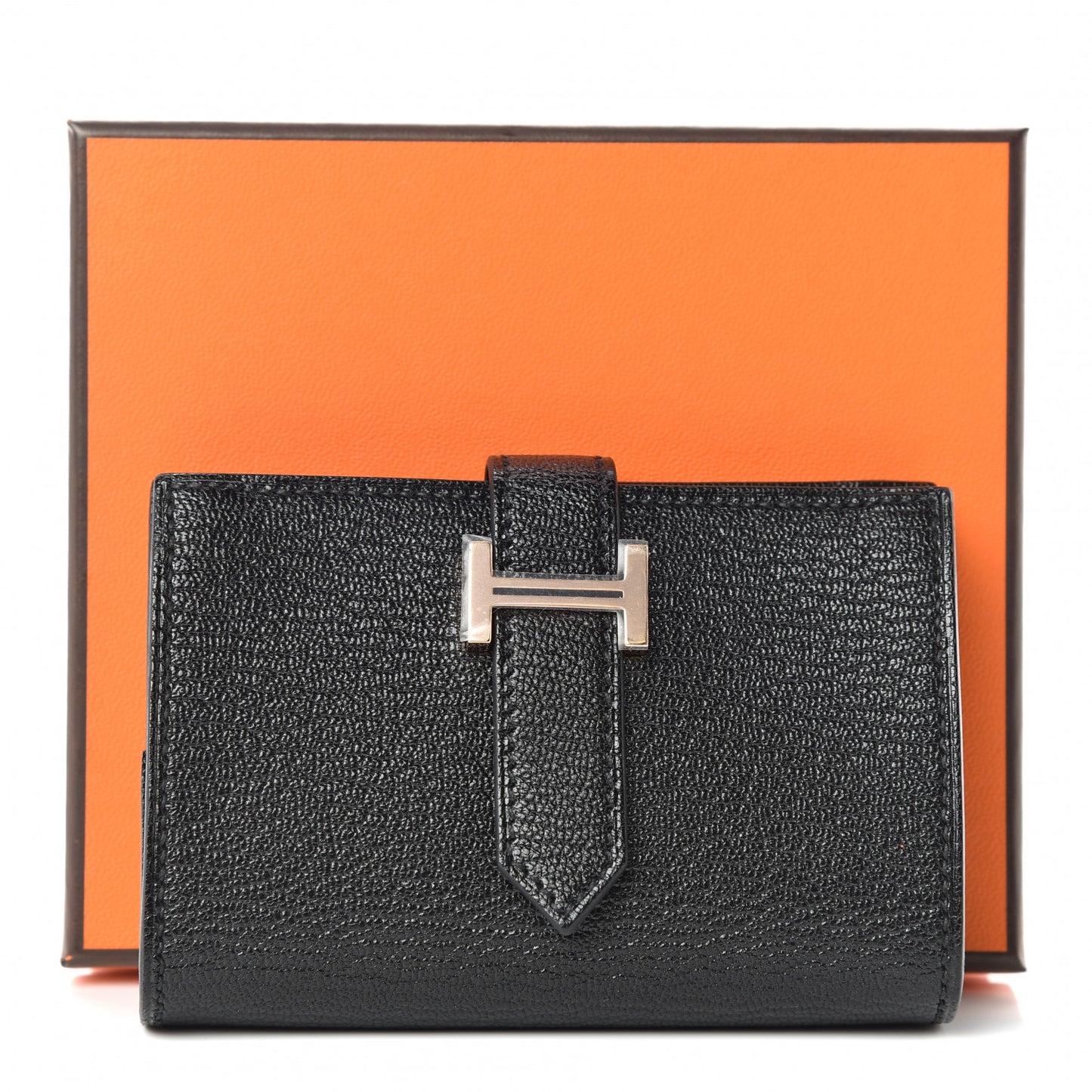 Chevre Mysore Mini Bearn Wallet Black